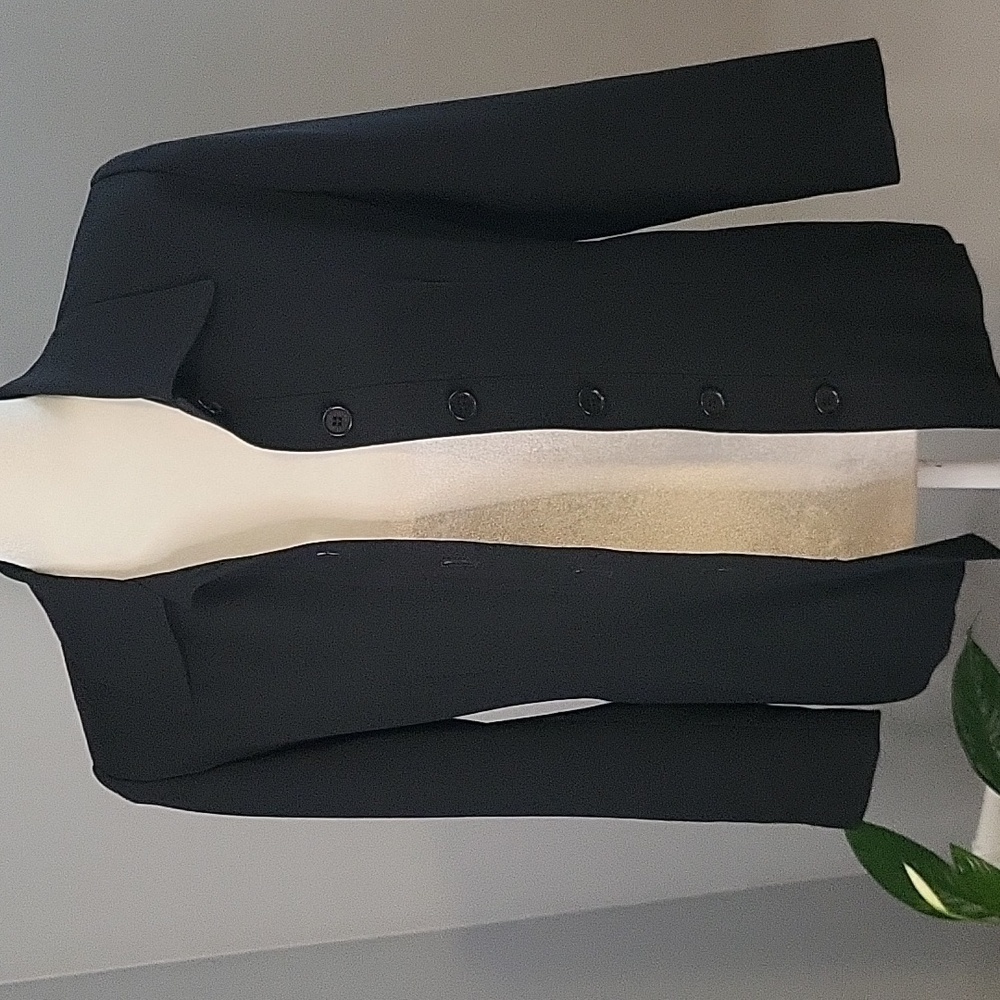 Talbots Petites Black Button Down Wrinkle Resista… - image 5